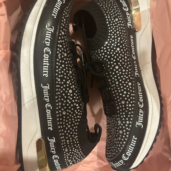 Juicy couture bling sneakers/rhinestones/showstopper - Picture 5 of 8